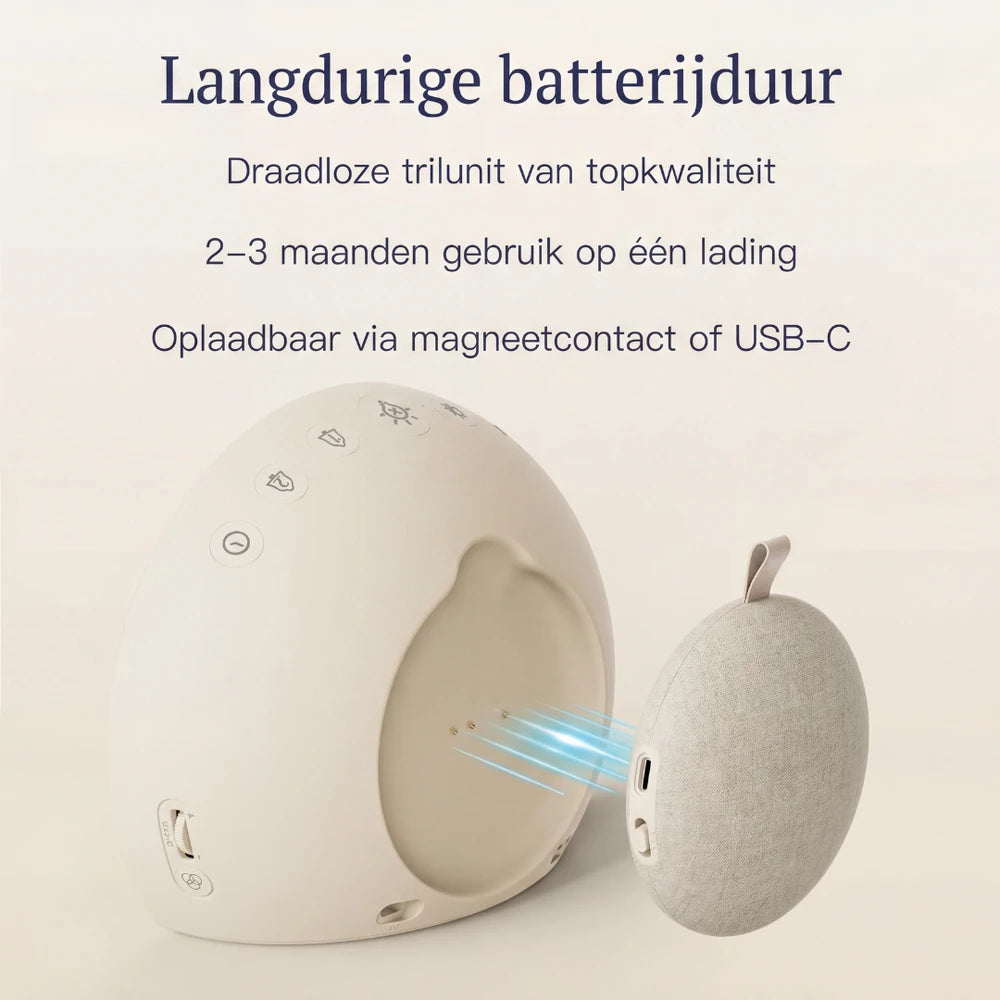 JHust® Trilwekker met Draadloze Trilschijf